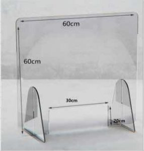 Workplace Anti Spray Acrylic Protective Isolated Plastic Desk Board